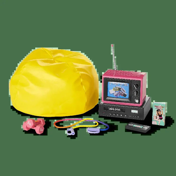 Courtney‘s™ TV & Fitness Accessories for 18-inch Dolls (Historical Characters)