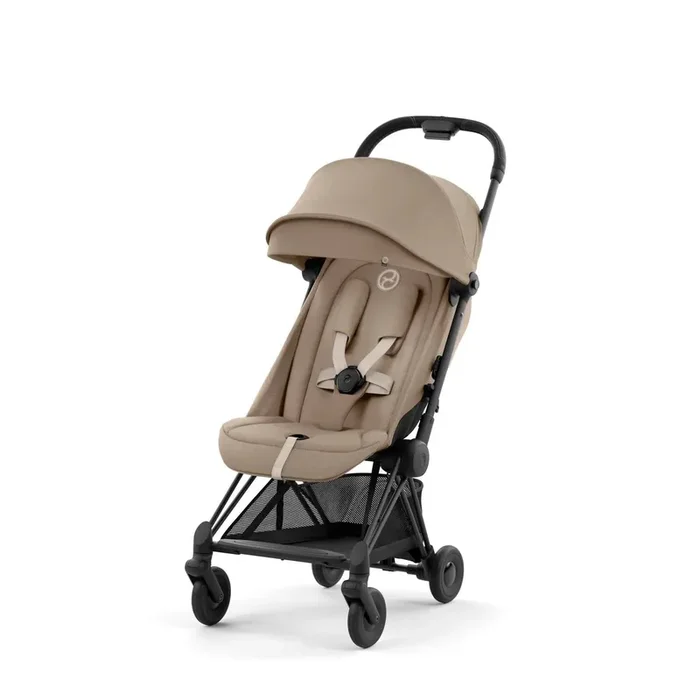 COYA Compact Lightweight Stroller – Cozy Beige/Matte Black