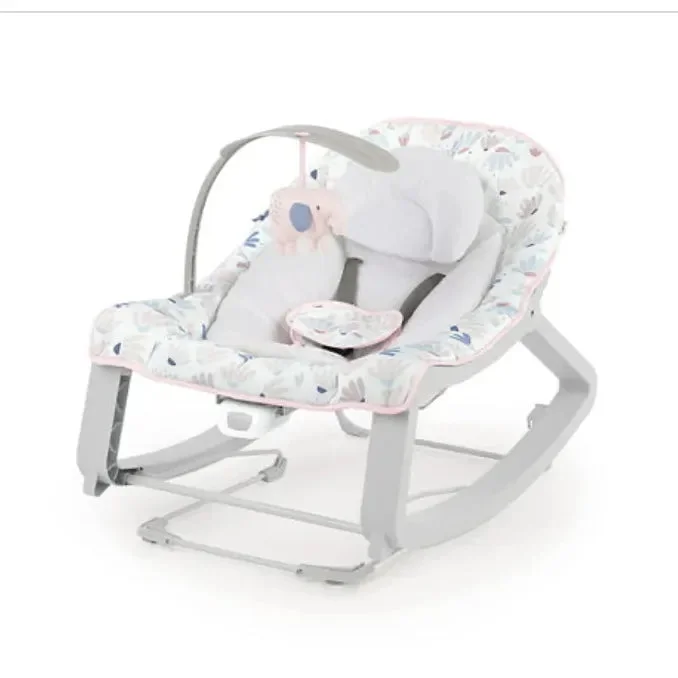 Cozy 3-in-1 Grow with Me Vibrating Baby Bouncer – Burst (Pink)