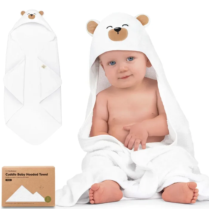 Cuddle Baby Hooded Towel (Grizzly, Petite)