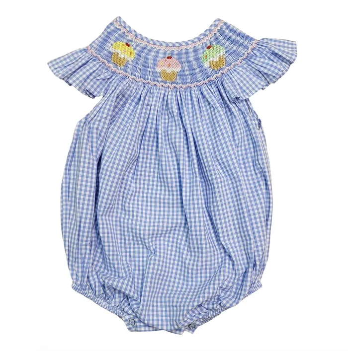 Cupcake Smocked Bubble