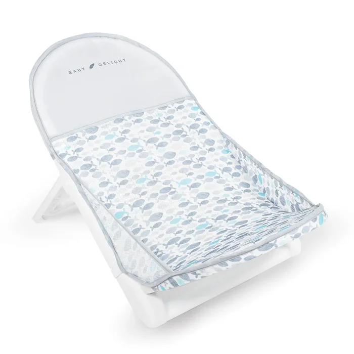 Cushy Nest Cirro Infant Mesh Bather – Grey Fish