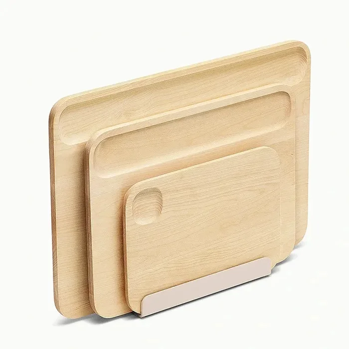 Cutting Board Set 4-Piece Set With Complimentary Storage