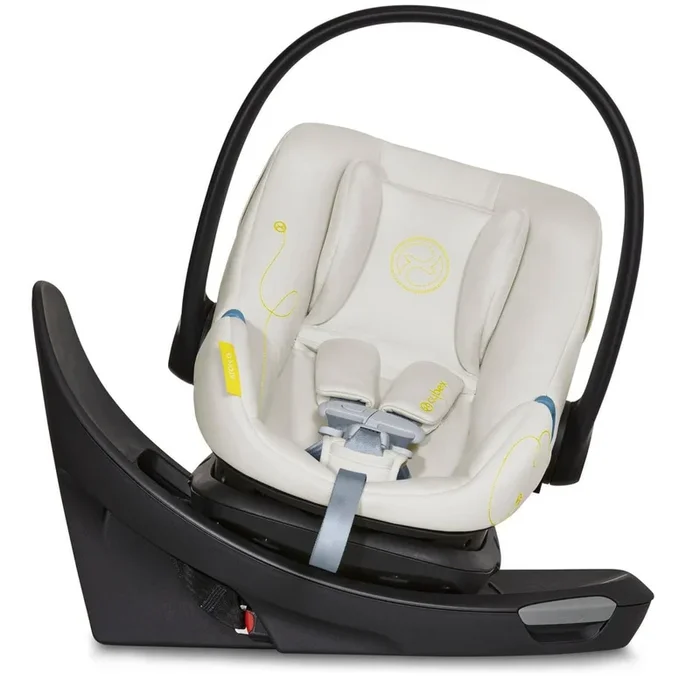 Cybex Aton G Swivel SensorSafe Rotating Infant Car Seat – Seashell Beige
