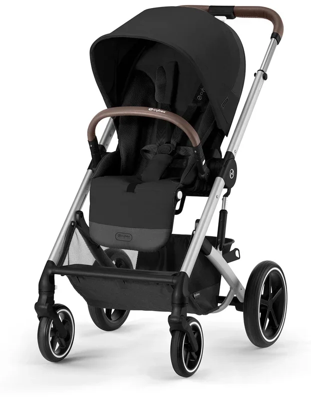 Cybex Balios S Lux 2 Stroller – Silver Frame / Moon Black