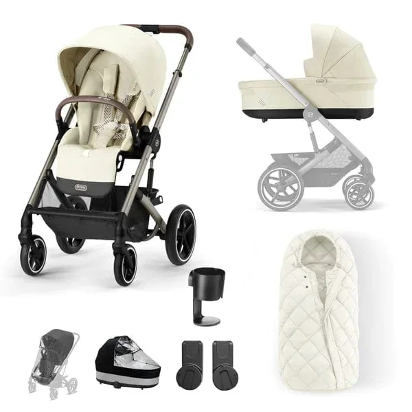 Cybex Balios S Lux Essential Bundle – Taupe / Seashell Beige