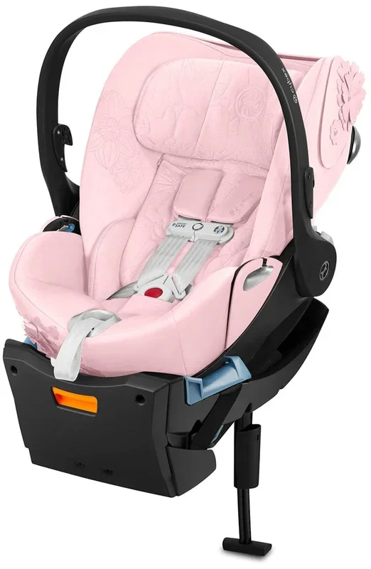 Cybex Cloud Q Sensorsafe Reclining Infant Car Seat – Simply Flowers – Pale Blush