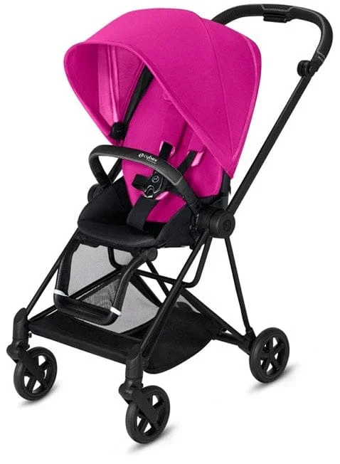 Cybex Mios 2 Complete Stroller – Matte Black/Fancy Pink
