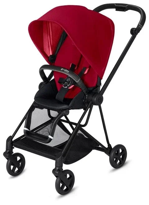 Cybex Mios 2 Complete Stroller – Matte Black/True Red