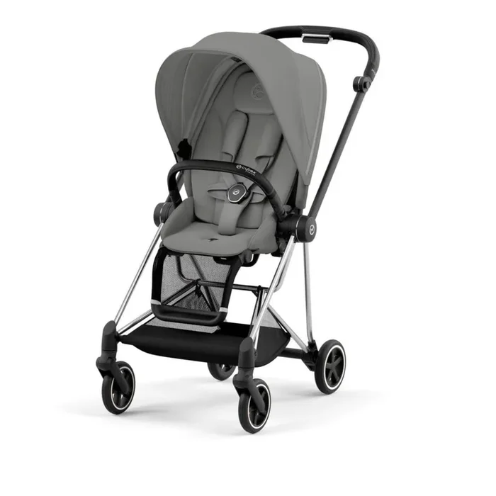 Cybex Mios 3 Stroller (One Box) – Chrome/ Black / Mirage Grey