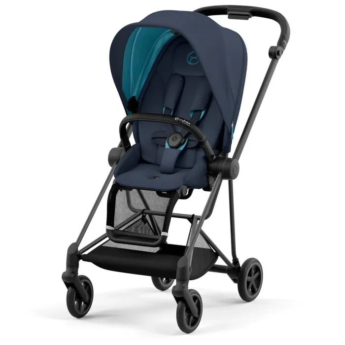 Cybex MIOS 3 Stroller (One Box) – Matte Black / Black / Nautical Blue