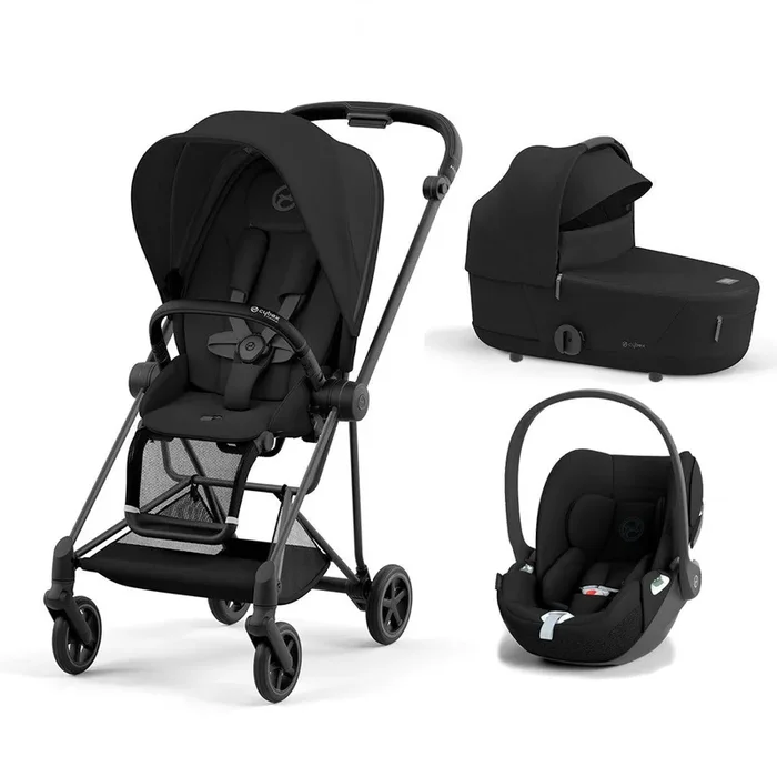 CYBEX Mios + Cloud T Travel System – Sepia Black