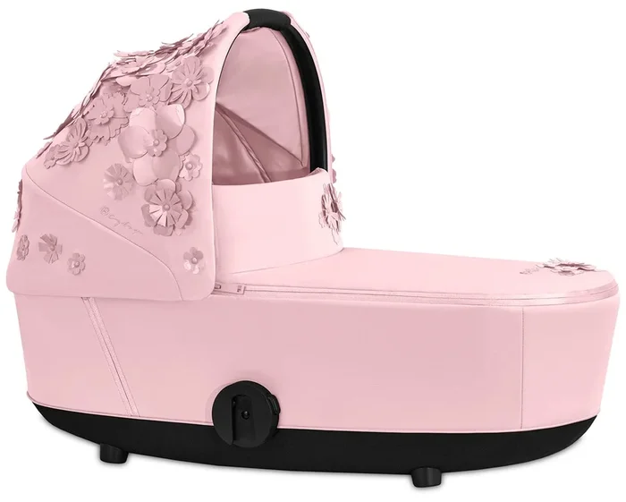 Cybex Mios Lux Carry Cot – Simply Flowers – Pale Blush