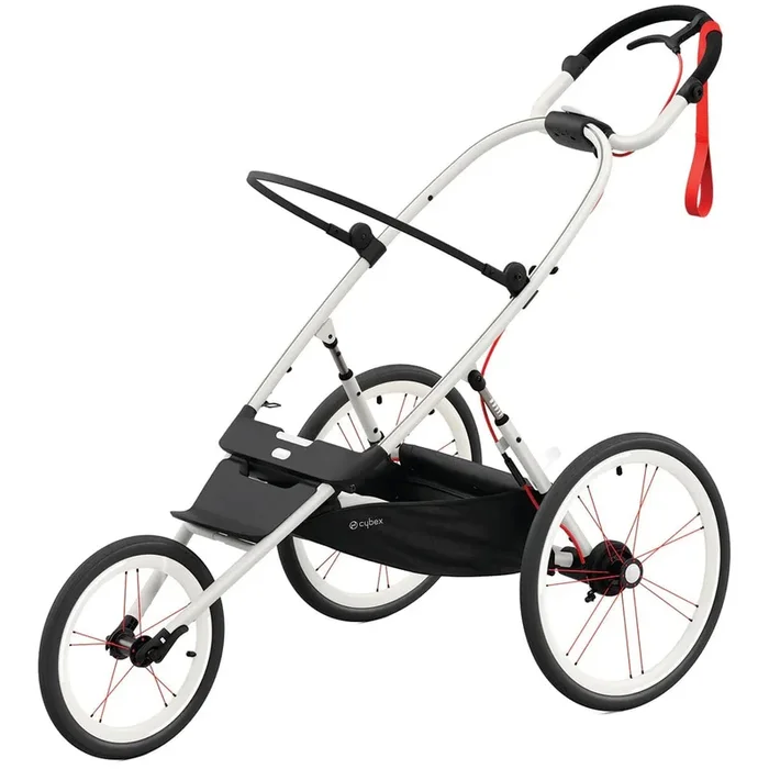 Cybex OPEN BOX AVI Jogging Stroller Frame – Cream with Orange Details