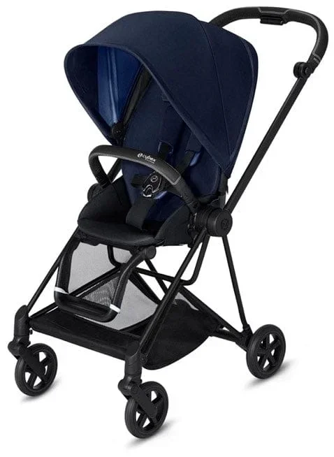 Cybex OPEN BOX Mios 2 Complete Stroller – Matte Black/Indigo Blue