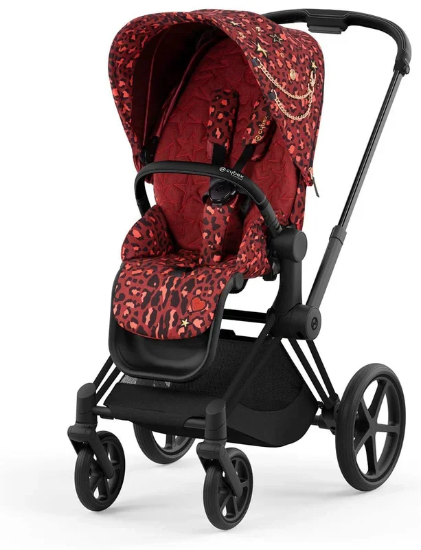 Cybex Priam 4 Complete Stroller Bundle – Rockstar by Alec Voelkel