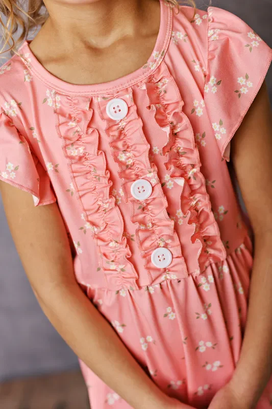 Dainty Coral Dress