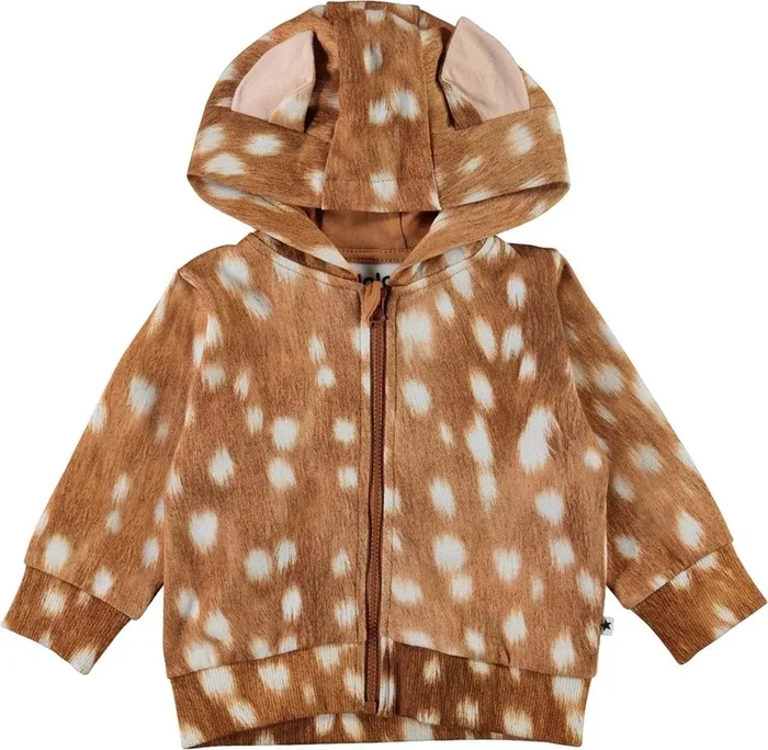 Demi Fawn AOP Zip Hoodie