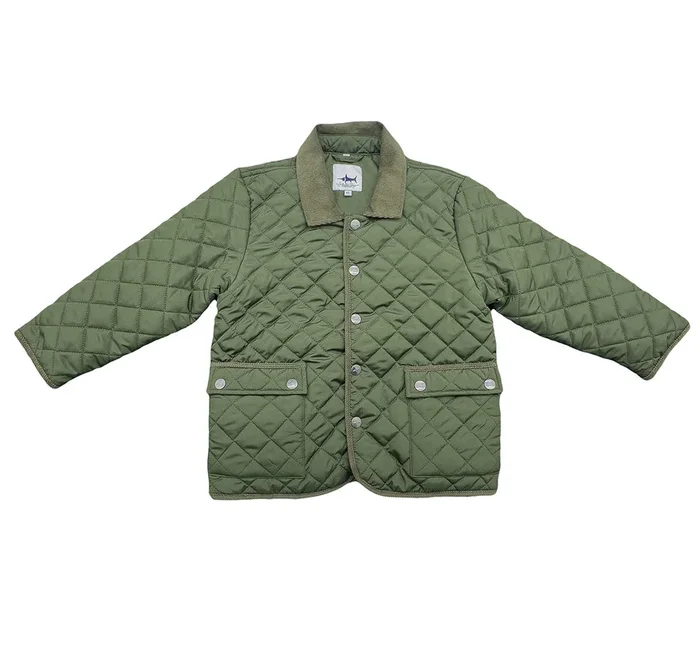 Derby Quilted Jacket | Green