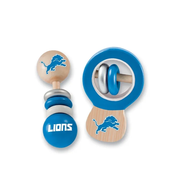 Detroit Lions Baby Rattle Set