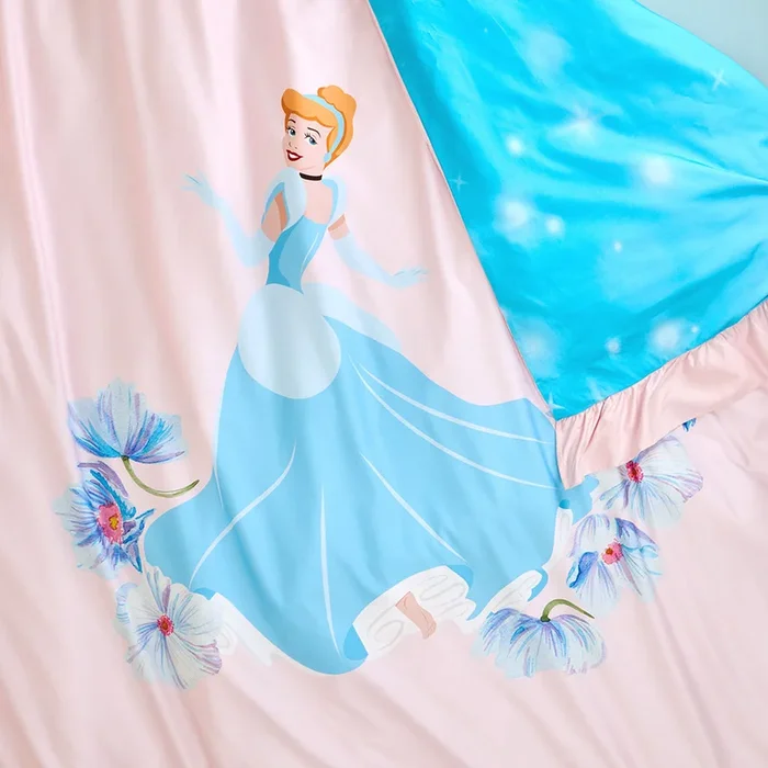 Disney Princess Cinderella Reversible Ruffled Duvet Cover