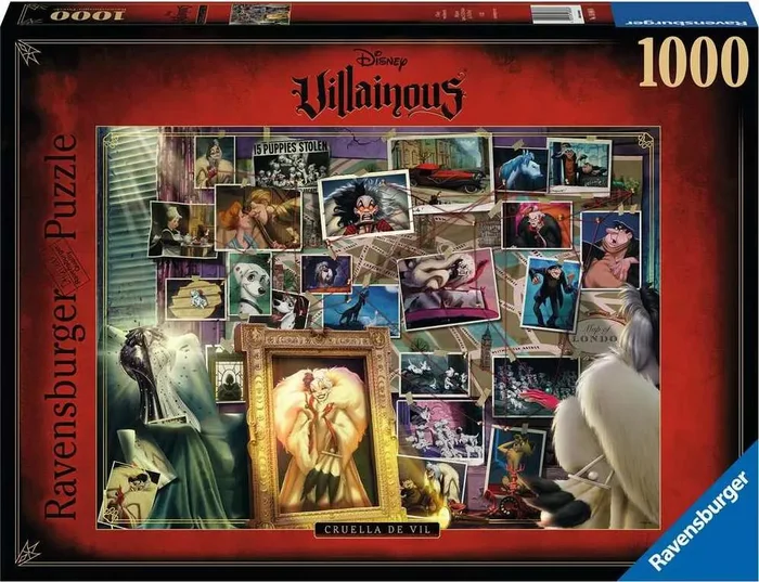 Disney Villainous: Cruella de Vil (1000 pc Puzzle)