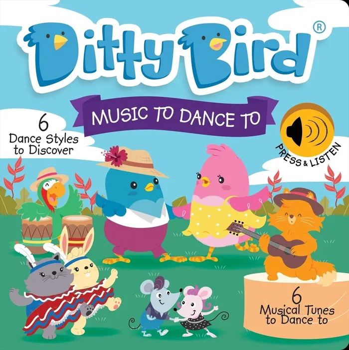 Ditty Bird Interactive Musical Book | Music to Dance to