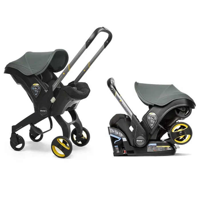 Doona – Infant Car Seat + Stroller + Base – Slate Green
