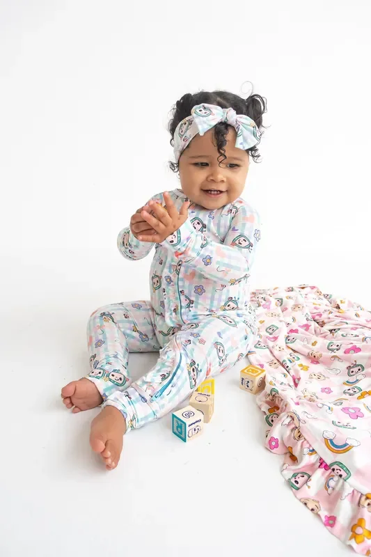 Dream Big Little Co X Cocomelon Springtime Melon Dream Ruffle Romper