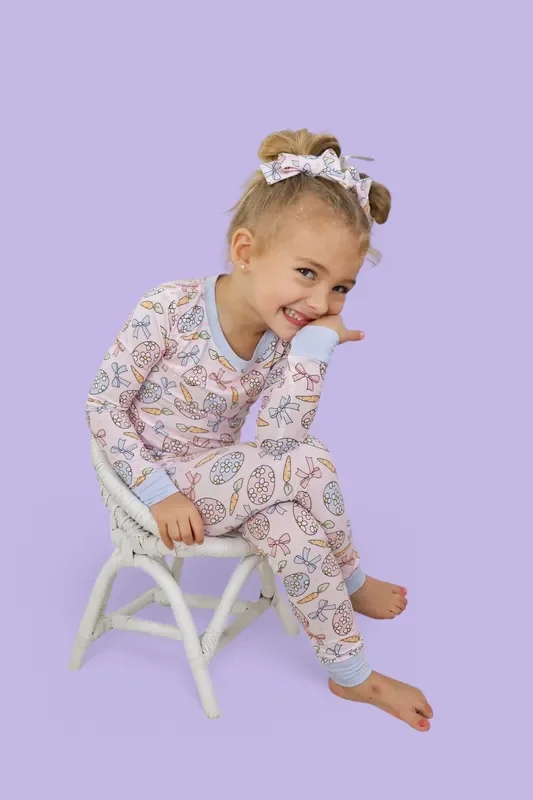 Easter Daisy Dream Bow Hair Clips