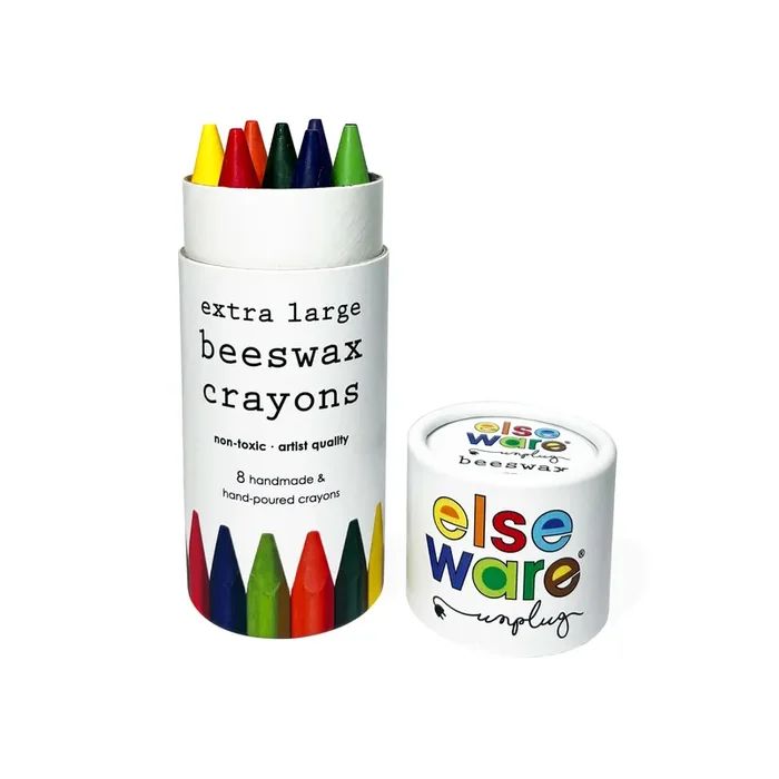 Eco-Kids Non-Toxic Beeswax Crayons (Extra Large) – by Elseware Unplug