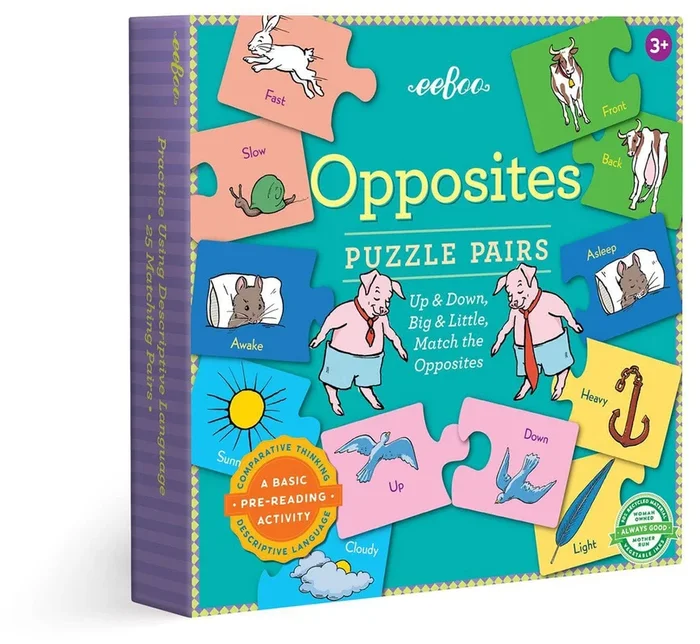 eeBoo Puzzle Pairs – Opposites