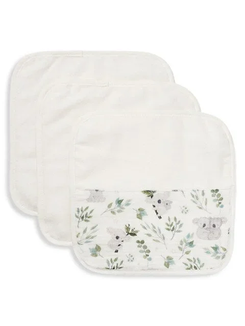 Elegant Baby Organic Koala Washcloths