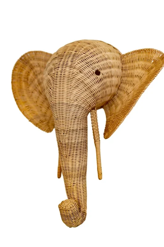 Elephant Head Wall Decor