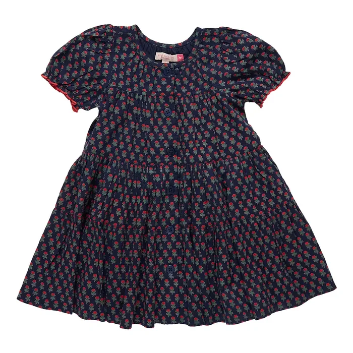 Elizabeth Dress | Navy Carnation