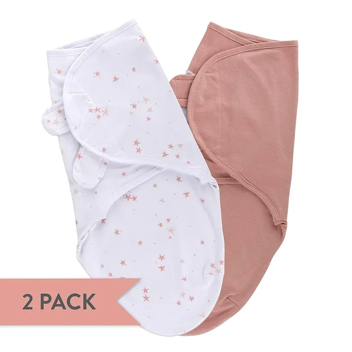 Ely’s & Co. Adjustable Swaddle Blanket – 2 Pack