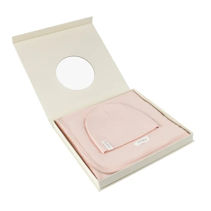 Ely’s & Co. Modal Swaddle Blanket and Beanie Hat Gift Set