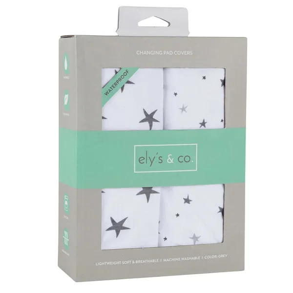 Ely’s & Co. Waterproof Cradle Sheet/ Changing Pad Cover – 2 Pack