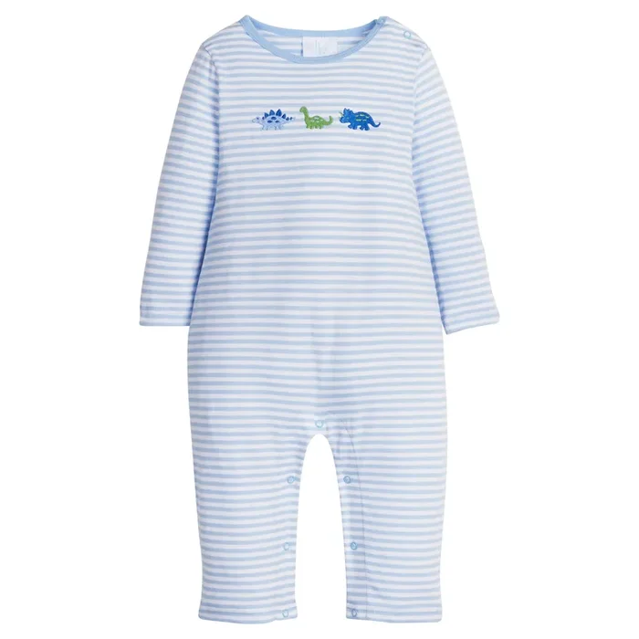 Embroidered Romper – Dinosaur