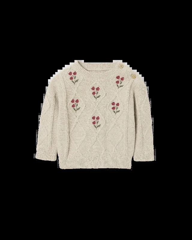 Embroidery Knitted Sweater