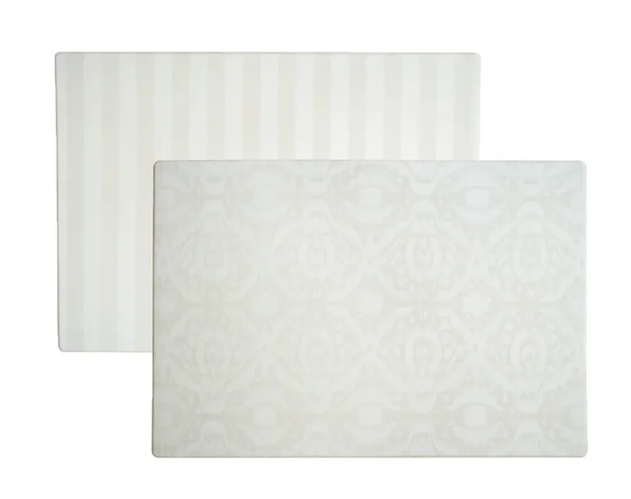 Emerson Ikat + Jack Stripe In Warm Gray