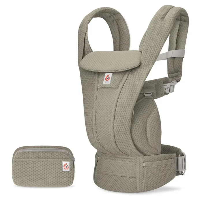 Ergobaby Omni Deluxe Baby Carrier, Mesh – Soft Olive