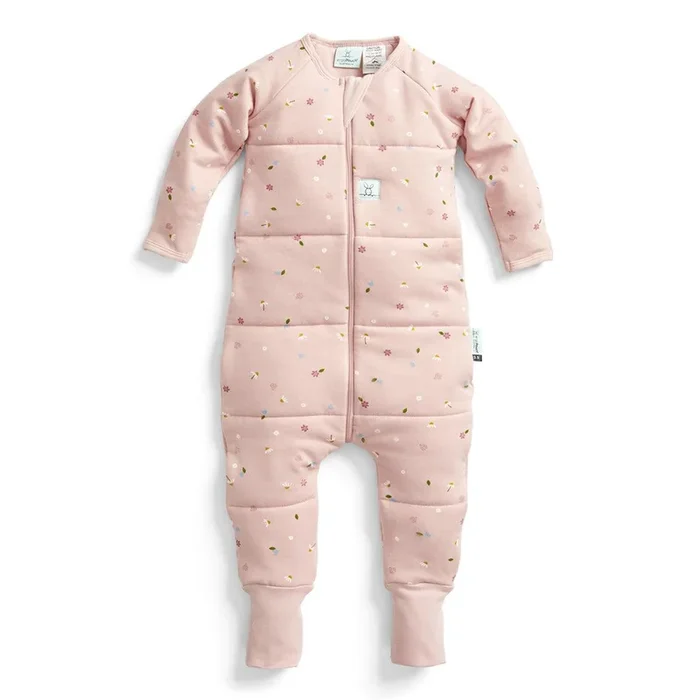 ergoPouch Organic Winter Long Sleeved Sleep Onesie – 3.5 TOG – Daisies