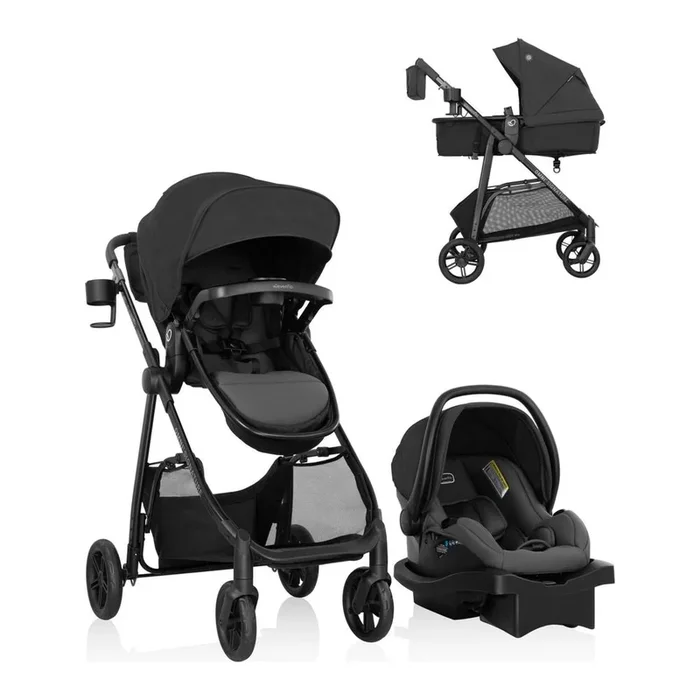 Evenflo Omni Signature and LiteMax Travel System – Porto Black