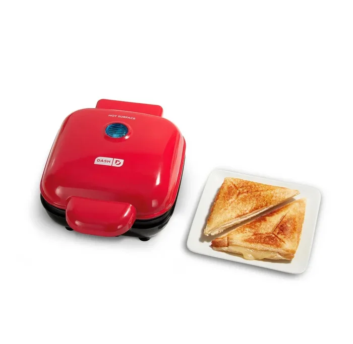 Express Pocket Sandwich Maker – Compact Red