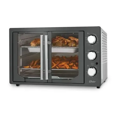 Extra-Large French Door Air Fry Countertop Toaster Oven