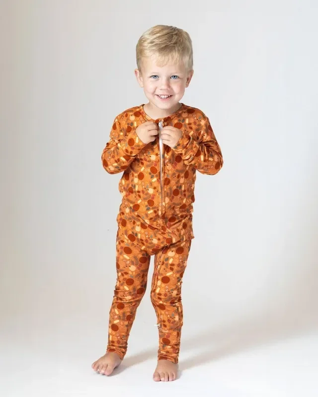 Fall Bamboo Romper