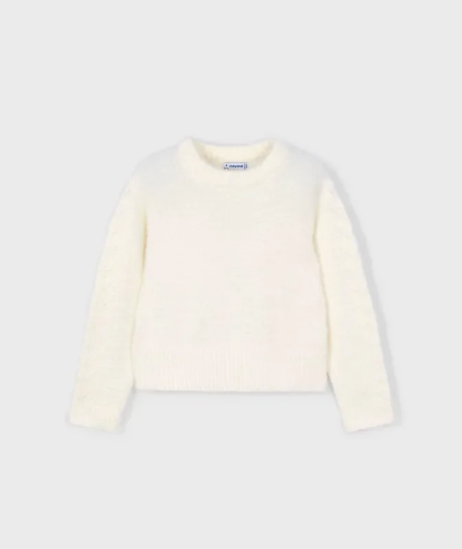 Faux Fur Knit Sweater