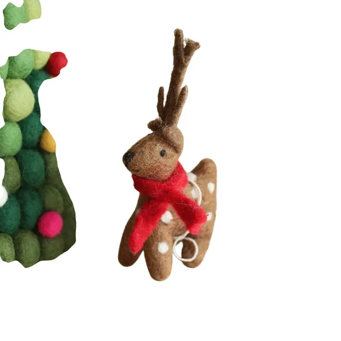 Felt Ornament – Christmas Reindeer