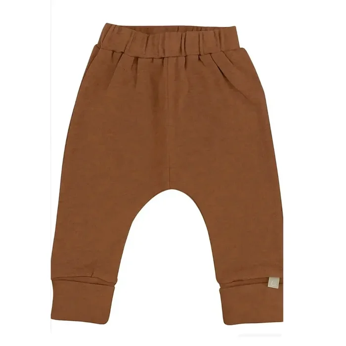 Finn + Emma – Organic Cuffed Leggings – Cinnamon
